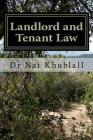 Landlord and Tenant Law By Nat Khublall Cover Image