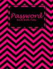 Password Book With Tabs: Black Pink Book, The Personal Internet Address & Password Log Book with Tabs Alphabetized, Large Print Password Book 8 By Amika Lopez Cover Image