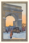 Vintage Journal Washington Arch at Winter Twilight By Found Image Press (Producer) Cover Image
