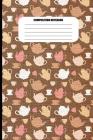 Composition Notebook: Tea Cups, Tea Pots and Tea Kettles in Vintage Colors (100 Pages, College Ruled) Cover Image