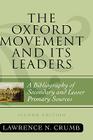 The Oxford Movement and Its Leaders: A Bibliography of Secondary and Lesser Primary Sources, Second Edition (Atla Bibliography #56) By Lawrence N. Crumb Cover Image