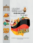 German Picture Dictionary Coloring Book Cover Image