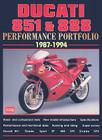 Ducati 851 & 888 1987-1944 -Performance Portfolio By R.M. Clarke Cover Image