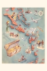 Vintage Journal Map of the Caribbean Sea By Found Image Press (Producer) Cover Image