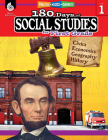180 Days of Social Studies for First Grade: Practice, Assess, Diagnose (180 Days of Practice) Cover Image