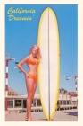 The Vintage Journal Blonde Woman with Tall Surfboard, California By Found Image Press (Producer) Cover Image