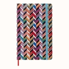 Moleskine Limited Edition 2023 Weekly Notebook Planner Missoni, 12M, Large, Zig Zag Textile, Hard Cover (5 x 8.25) By Moleskine Cover Image