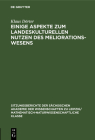 Einige Aspekte Zum Landeskulturellen Nutzen Des Meliorationswesens By Klaus Dörter Cover Image