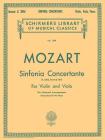Sinfonia Concertante: Schirmer Library of Classics Volume 1590 Score and Parts By Wolfgang Amadeus Mozart (Composer) Cover Image