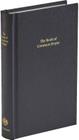Book of Common Prayer, Standard Edition, Black, Cp220 Black Imitation Leather Hardback 601b Cover Image