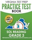 VIRGINIA TEST PREP Practice Test Book SOL Reading Grade 3: Preparation for Computer Adaptive Testing (CAT) By V. Hawas Cover Image