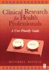 Clinical Research for Health Professionals: A User-Friendly Guide Cover Image