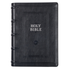 KJV Study Bible, Standard Print Faux Leather - Thumb Index, King James Version Holy Bible, Black Cover Image