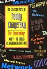 The Collected Works of Paddy Chayefsky: The Screenplays (Applause Books #1) Cover Image