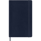 Moleskine 2023-2024 Weekly Planner, 18M, Large, Sapphire Blue, Soft Cover (5 x 8.25) By Moleskine Cover Image