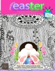 HAPPY EASTER Cute coloring book for adults and teens for fun and colouring relaxation: Now with extra 25 BONUS PAGES Happy Easter coloring books for a By Enjoyable Harmony Cover Image