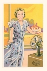 Vintage Journal English Woman with Electric Fan By Found Image Press (Producer) Cover Image