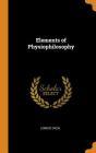 Elements of Physiophilosophy Cover Image
