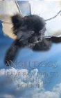 Angel Dog in heaven Writing drawing Journal Cover Image