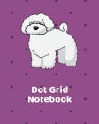 Dot Grid Notebook: Bichon Frise; 100 sheets/200 pages; 8 x 10 By Atkins Avenue Books Cover Image