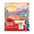 Scenic Hues D.I.Y. Watercolor Art Kit - Desert Getaway (17 PC Set) By Ooly (Created by) Cover Image