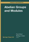 Abelian Groups and Modules: International Conference in Dublin, August 10-14, 1998 (Trends in Mathematics) By Paul C. Eklof (Editor), Rüdiger Göbel (Editor) Cover Image