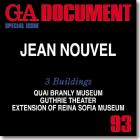 GA Document 93 - Special Issue Jean Nouvel Cover Image