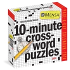 Mensa® 10-Minute Crossword Puzzles Page-A-Day Calendar 2024 By Workman Calendars, Stanley Newman (Editor) Cover Image