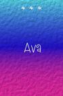 Ava: Vibrant Ombre Notebook By Lynette Cullen Cover Image