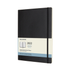 Moleskine 2022  Monthly Planner, 12M, Extra Large, Black, Soft Cover (7.5 x 10) Cover Image