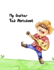 Guitar Tablature Notebook: Pages for Lyrics and Music (Guitar version): Notebook for composition and songwriting, 8.5