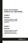 PACE Code E and F: Police and Criminal Evidence Act 1984 Codes of Practice Cover Image