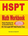 HSPT Math Workbook 2019 & 2020: Extra Practice for an Excellent Score + 2 Full Length HSPT Math Practice Tests By Reza Nazari, Sophia Hill Cover Image