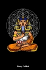 Fantasy Notebook: Buddha Egyptian Pharaoh Notebook Cover Image