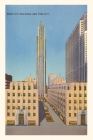 Vintage Journal Radio City Buildings, New York City Cover Image