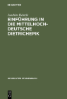 Einführung in Die Mittelhochdeutsche Dietrichepik (de Gruyter Studienbuch) Cover Image