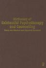 Dictionary of Existential Psychotherapy and Counselling Cover Image
