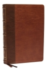 Kjv, Large Print Verse-By-Verse Reference Bible, MacLaren Series, Leathersoft, Brown, Comfort Print: Holy Bible, King James Version By Thomas Nelson Cover Image