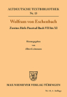 Parzival Buch VII bis XI (Altdeutsche Textbibliothek #13) Cover Image
