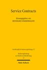 Service Contracts (Rechtsvergleichung Und Rechtsvereinheitlichung #15) By Reinhard Zimmermann (Editor) Cover Image
