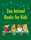 Zoo Animal Books for Kids: Creative haven christmas inspirations coloring book Cover Image