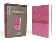 NIV, Super Giant Print Reference Bible, Giant Print, Imitation Leather, Pink, Red Letter Edition By Zondervan Cover Image