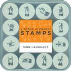 Vintage Alphabet Stamps: Sign Language By Redstone Press Cover Image