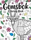 Gemsbok Coloring Book: Coloring Books for Adults, Gifts for Gemsbok Lover, Floral Mandala Coloring Pages, South African Animal Coloring Book Cover Image