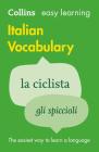 Easy Learning Italian Vocabulary: Trusted support for learning (Collins Easy Learning Italian) By Collins Dictionaries Cover Image