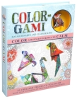 Color-Gami: Color and Fold Your Way to Calm (Origami Books) By Eleanor Kwei (Designed by), Masao Donahue Cover Image