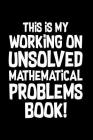 Mathematical Problems Book: Notebook for Mathematics Math Genius 6x9 in dotted Cover Image