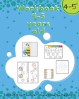 Workbook 4-5 Years Old: Activity Book For Preschooler, Learning Coding, Drawing, Coloring By Happy Kids Cover Image