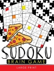 Sudoku Brain Game Large Print: Easy, Medium to Hard Level Puzzles for Adult Sulution inside Cover Image