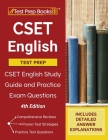 CSET English Test Prep: CSET English Study Guide and Practice Exam Questions [4th Edition] By Test Prep Books Cover Image